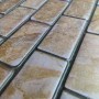Декоративна ПВХ панель цегла під коричневий мармур 960х480х4мм (1128) SW-00001428