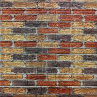 Самоклеюча 3D панель Sticker wall під катеринославську цеглу 47, 700x770x5мм