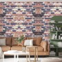 Самоклеящаяся 3D панель Sticker wall под екатеринославский кирпич 48, 700x770x5мм