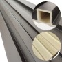 Декоративна стіновая рейка 160*23*3000мм (D) SW-00001537