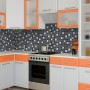 Самоклеюча поліуретанова плитка чорно-біла мозаїка 305х305х1мм (D) SW-00001149