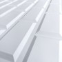 Декоративна ПВХ панель біла клінкерна цегла 960х480х4мм (1164 SW-00001431