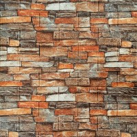 Самоклеюча 3D панель Sticker wall під катеринославську цеглу 58, 700x770x5мм