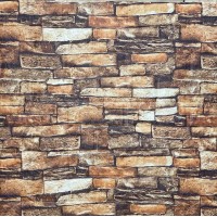 Самоклеящаяся 3D панель Sticker wall под екатеринославский кирпич 58 матовая, 700x770x5мм