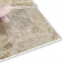 Декоративна ПВХ плита кремовий мармур 600*600*3mm (OS-KL8005) (S)
