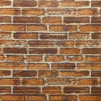 Самоклеящаяся 3D панель Sticker wall под екатеринославский кирпич 44, 700x770x5мм