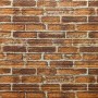 Самоклеящаяся 3D панель Sticker wall под екатеринославский кирпич 44, 700x770x5мм
