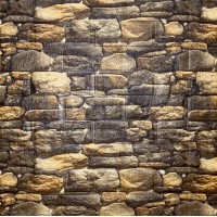 Самоклеящаяся 3D панель Sticker wall под екатеринославский кирпич 60 матовая, 700x770x5мм