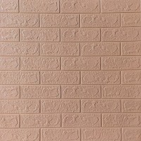 Самоклеюча 3D панель цегла кава з молоком 700x700x3мм SW-00001716