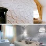 Самоклеящаяся 3D панель Sticker wall декор кольца 1000, 300x300x8мм