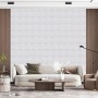 Самоклеящаяся 3D панель Sticker wall декор прямоугольники 1001, 300x300x8мм