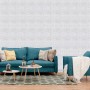 Самоклеящаяся 3D панель Sticker wall декор прямоугольники 1001, 300x300x8мм