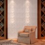 Самоклеящаяся 3D панель Sticker wall декор прямоугольники 1001, 300x300x8мм