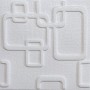 Самоклеящаяся 3D панель Sticker wall декор прямоугольники 1001, 300x300x8мм