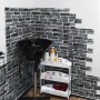Самоклеящаяся 3D панель Sticker wall под екатеринославский кирпич 42, 700x770x5мм
