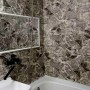 Самоклеящаяся 3D панель Sticker wall мрамор черный 61-3, 700x770x3мм