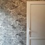 Самоклеящаяся 3D панель Sticker wall мрамор черный 61-3, 700x770x3мм