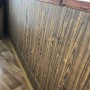 Самоклеящаяся 3D панель Sticker wall под дерево темный дуб 83, 700x700x5мм