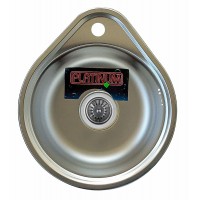 Кухонна мийка з нержавіючої сталі Platinum ПОЛІРОВКА 4539 (0,6/170 мм)