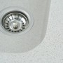 Гранітна мийка для кухні Platinum 7648W TWIN глянець Топаз