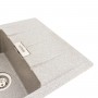 Гранітна мийка для кухні Platinum 7850 ROMA матова (сіра)