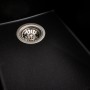 Гранітна мийка для кухні Platinum 4150 SOKIL матова (чорна Gold)