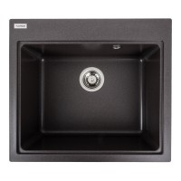 Гранітна мийка для кухні Platinum 5852 VESTA матовий Гренадін
