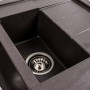 Гранітна мийка для кухні Platinum 7850W TOSKANA матовий Гренадін