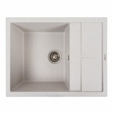 Гранітна мийка для кухні Platinum 6550 LOTOS матовий Топаз