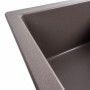 Гранітна мийка для кухні Platinum 5851 ARIA матова Дюна