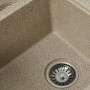 Гранітна мийка для кухні Platinum 7850 HARMONY матова Карамель
