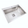 65*45 Мийка нержавійка Platinum Handmade HSB (квадратний сифон 3,0/1,0)
