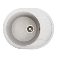 Гранітна мийка для кухні Platinum 5847 ONYX матова (топаз)