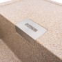 Гранітна мийка для кухні Platinum 8650 DIAMOND матова (карамель)