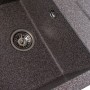 Гранітна мийка для кухні Platinum 7950 Selena матова Мікс