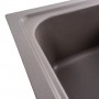 Гранітна мийка для кухні Platinum 7950 Equatoria матова Дюна