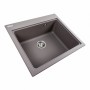 Гранітна мийка для кухні Platinum 5852 VESTA матова Дюна