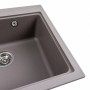 Гранітна мийка для кухні Platinum 5852 VESTA матова Дюна