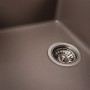 Гранітна мийка для кухні Platinum 7850 TROYA матова Дюна