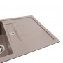 Гранітна мийка для кухні Platinum 7850 TROYA матова Дюна