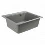 Гранітна мийка для кухні Platinum 5852 VESTA матова Сіра