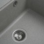 Гранітна мийка для кухні Platinum 5852 VESTA матова Сіра