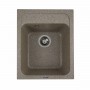 Гранітна мийка для кухні Platinum 4050 KORRADO матова Карамель