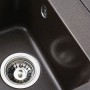 Гранітна мийка для кухні Platinum 4050 KORRADO матова Шоколад