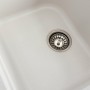 Гранітна мийка для кухні Platinum 7950 Equatoria глянець Білосніжна