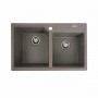 Гранітна мийка для кухні Platinum 7850 HARMONY матова Мікс