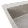 Гранітна мийка для кухні Platinum 7850 Bogema матова (сіра)