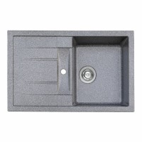 Гранітна мийка для кухні Platinum 7850 TROYA матова Антрацит