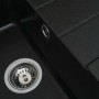 Гранітна мийка для кухні Platinum 6550 INTENSO матова Чорна GOLD