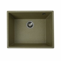 Гранітна мийка для кухні Platinum 5444 OASIS матова Беж